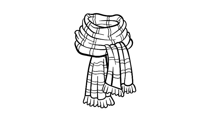 How to Draw a Scarf