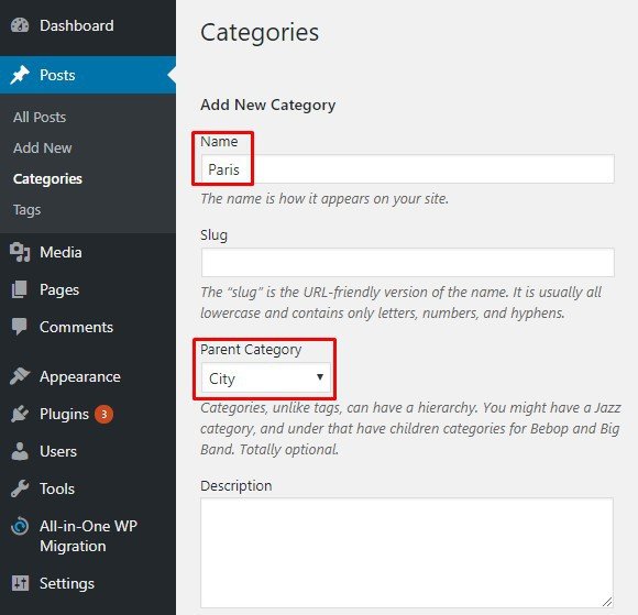 WordPress Custom Taxonomy