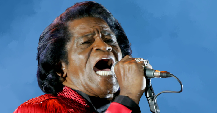 Infographic listing medical doubts, murder allegations, and James Brown's legacy