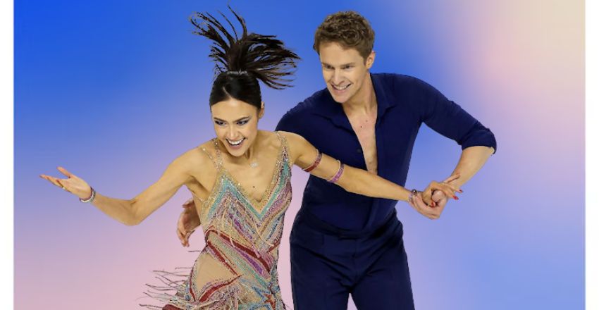 Madison Chock sharing a candid moment off the ice for fans