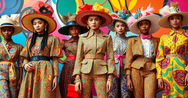 Maximalist outfit blending regal accents with a modern streetwear twist