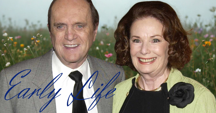 Portrait of Ginnie Newhart alongside her husband Bob Newhart